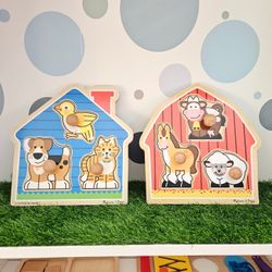 Melissa & Doug Baby Jumbo Knob Puzzle set