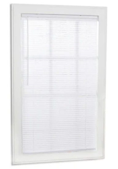 Project Source 1 in cordless Vinyl Mini Blinds 34×64 BLINDS ONLY SEE PICS