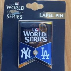 2024 World Series Los Angeles Dodgers Pin From The Stadium Authentic