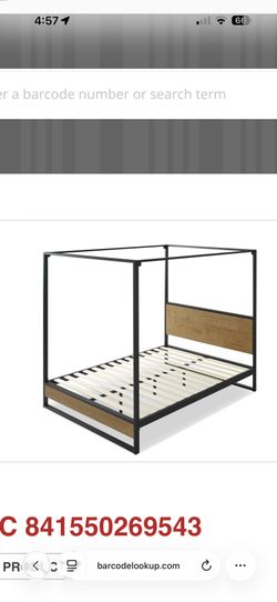 Canopy Platform Bed  