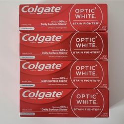4 Colgate Toothpaste Optic White 