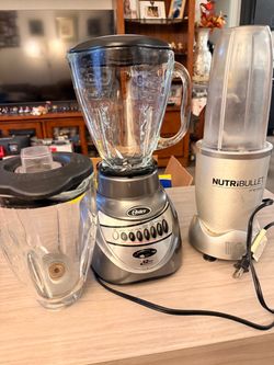 $60 por los 2 Licuadora Oster con extra vaso y Nutribullet Prime En buen estado