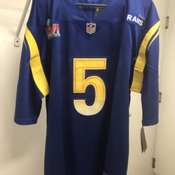 LA Rams Jalen Ramsey stitched jersey size 2xl 