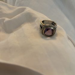 David Yurman Size 6 Amethyst RING