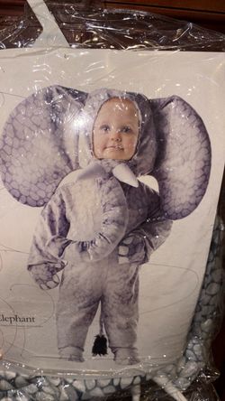 Elephant   toddler    boys.  Halloween costume.  18 to 24 months new