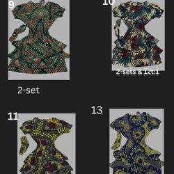 Traditional African Inspired Children's Dress