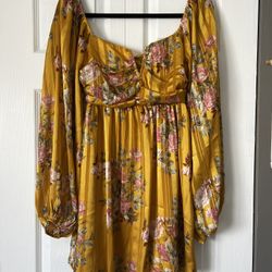 Yellow Flower Dress