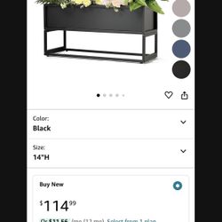 cocoyard 14 inch standing planter 