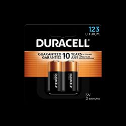 2x DURACELL 123 BATTERY PACKS $10$