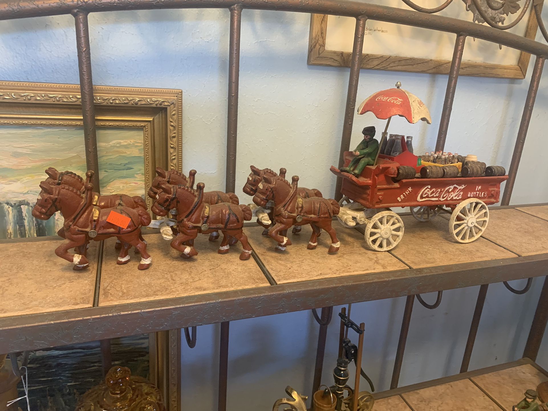 Horse , Drawn Coca-Cola Buggies