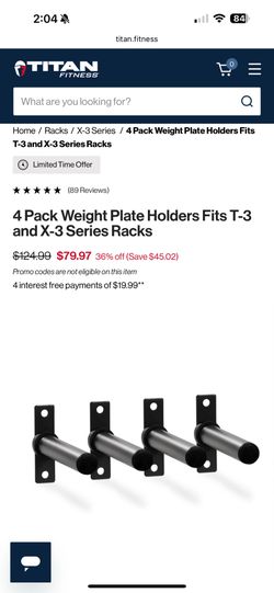 Titan X3 & T3 Plate Holders
