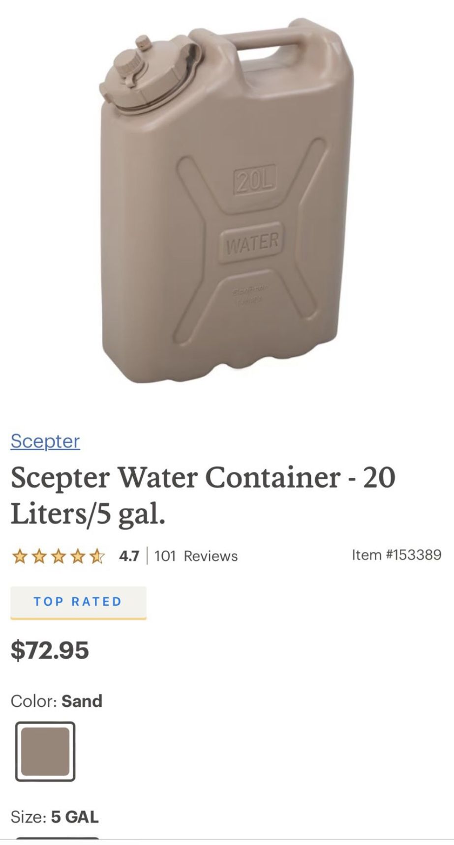 Scepter Water Jug