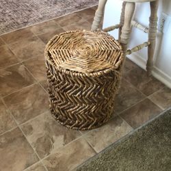 Wicker Side Table