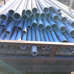 4" x 20' Sch80 Electrical PVC Conduit + Fittings/Elbows 