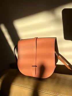 Pink crossbody bag