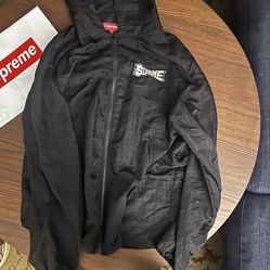 Men's Supreme Skew Jacket SS17 Nylon Hooded