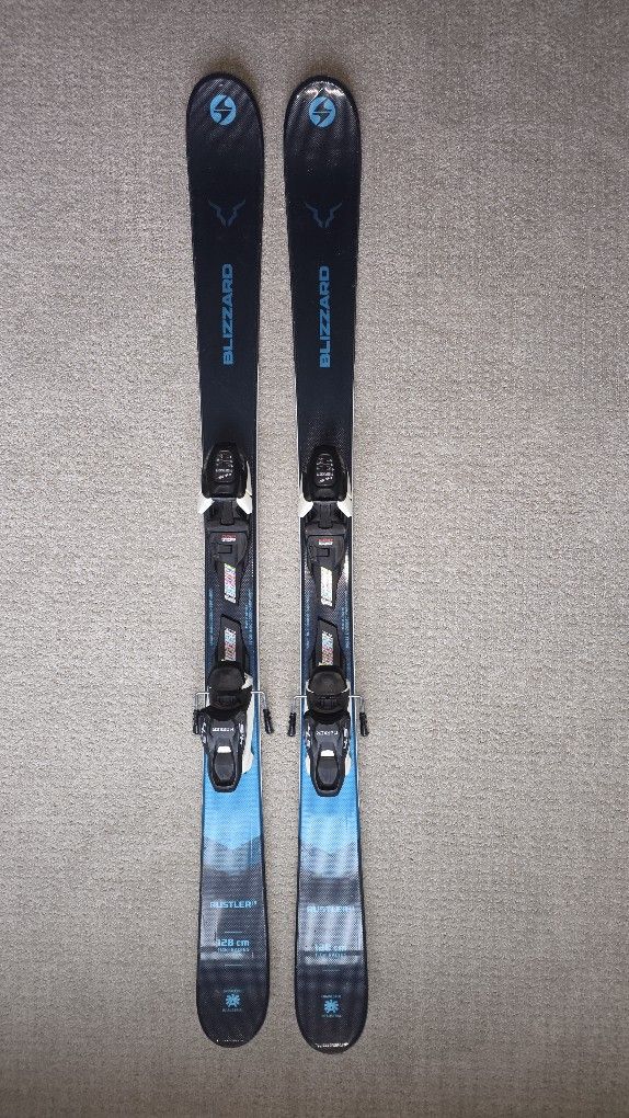 Blizzard Rustler Jr. Skis 128cm & Marker Bindings 