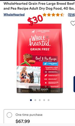 WholeHearted Grain Free Large Breed Dry Dog Food 40 lbs