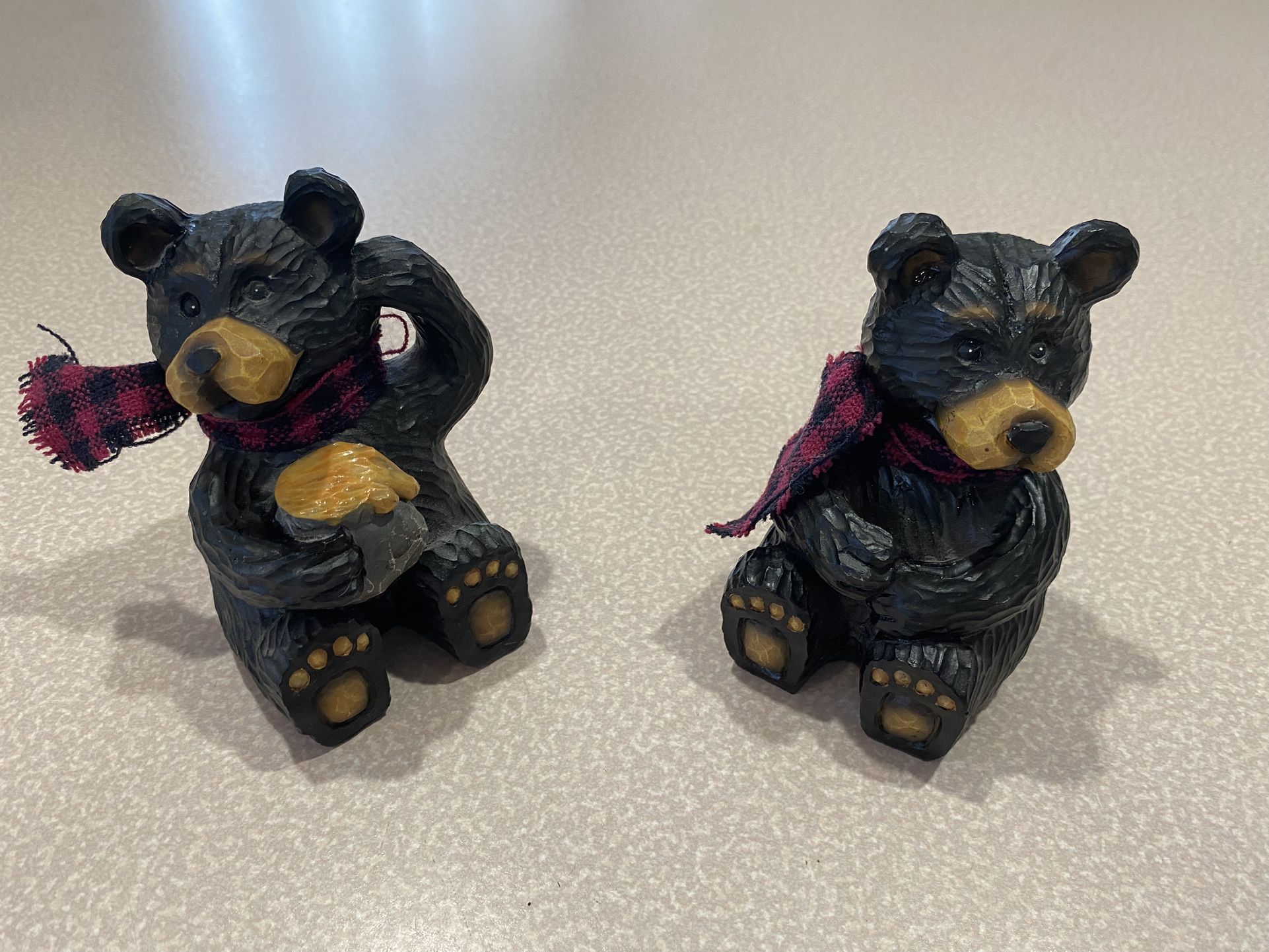 Vintage Young’s Black Bear Figurines