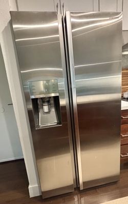 Samsung Stainless Steel Side-by-Side Fridge Refrigerator RH22H9010SR