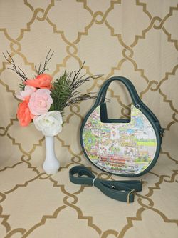 Walt Disney World 50th Anniversary Map Crossbody Bag Purse Read Below