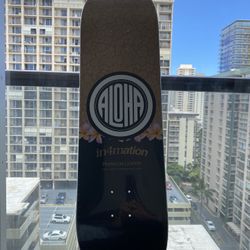 New In4mation X Aloha Shoyu Skate Deck 