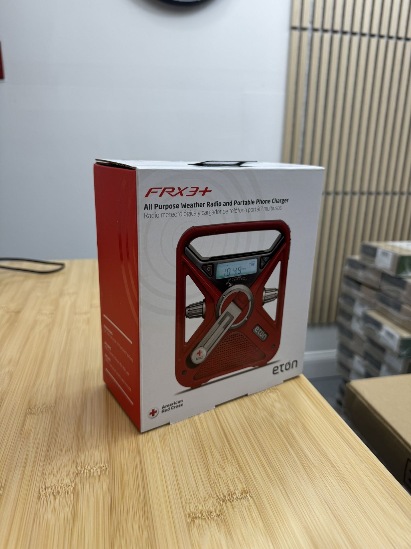 Eton - American Red Cross FRX3+ Emergency NOAA Weather Radio & Eton American Red Cross FRX2 Hand Turbine AM/FM/NOAA Weather Radio