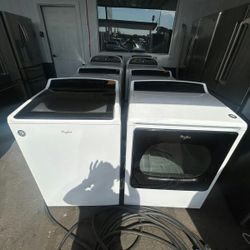 DM for deli very Whirl pool Was her Electric Dryer Set High Efficiency unit