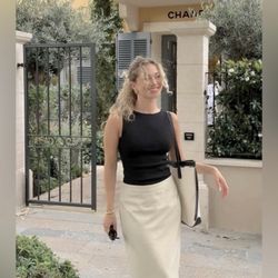 Plein De Vie Pencil Skirt Lined Ladies