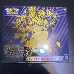 Pokemon Trading Card Game - Surging Sparks - ELITE TRAINER BOX  (SEALED)