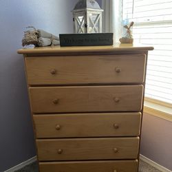 Solid Wood Maple Dresser 