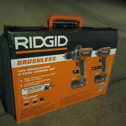 RIDGID 18V Brushless 2-Tool Combo Kit