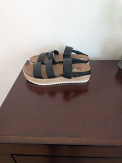 Black sandals