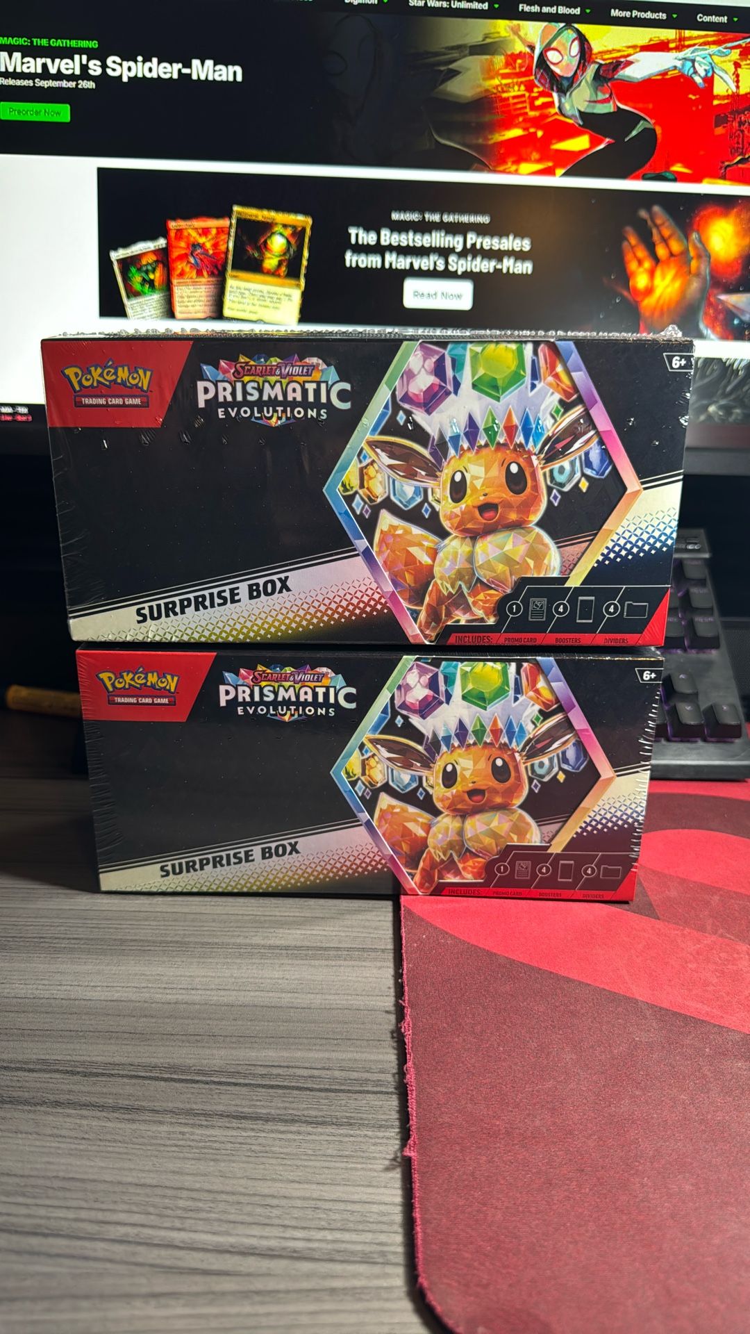 Prismatic Evolutions Surprise Box 