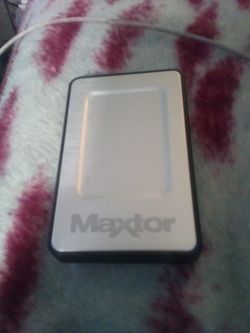 Maxtor Portable External Hard Drive 