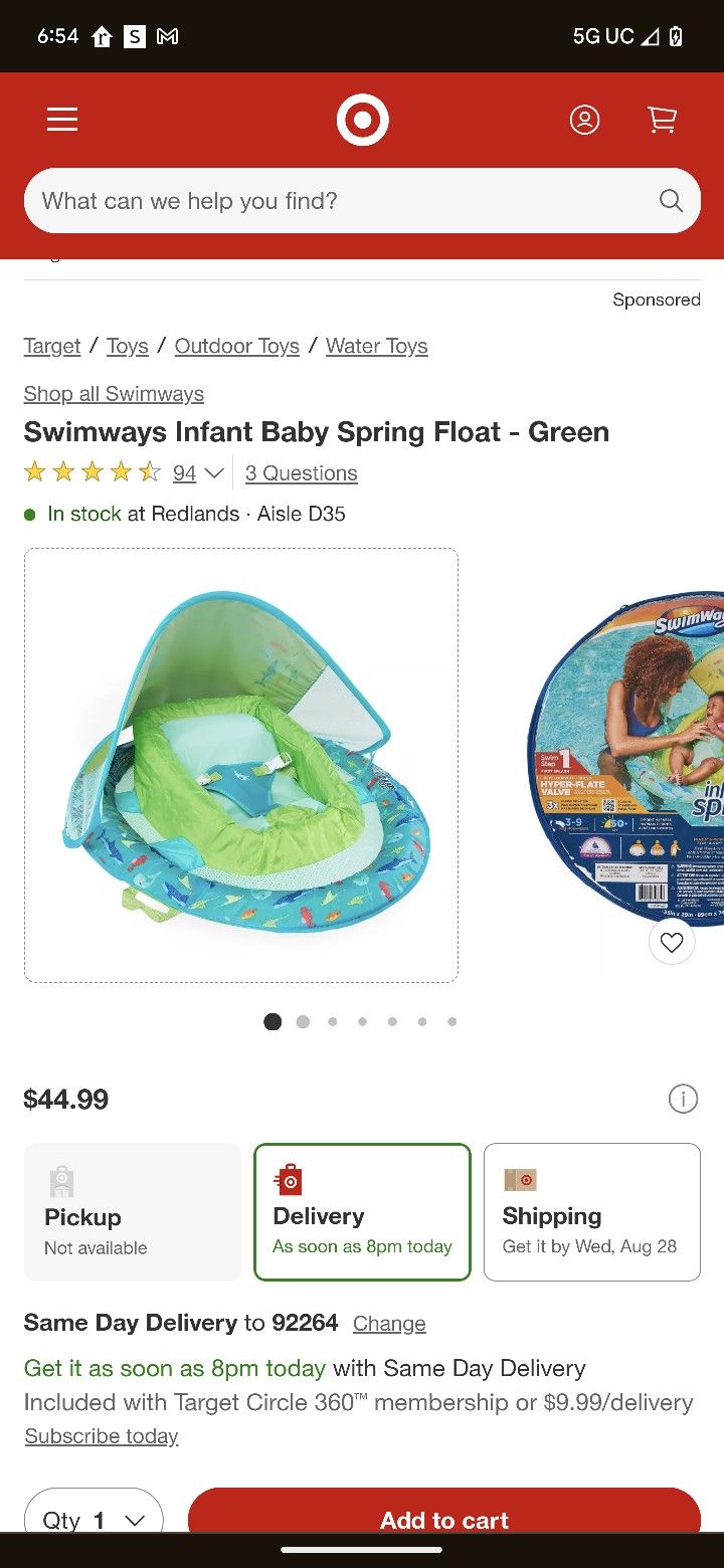 Baby Pool Floaty