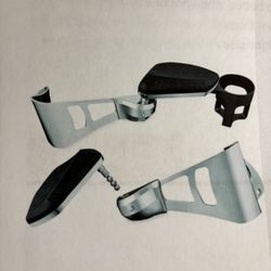 Kuryakyn Passenger Armrests 2014-23 Touring Models Chrome, OBO