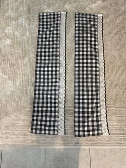 Black & White Farmhouse Valances