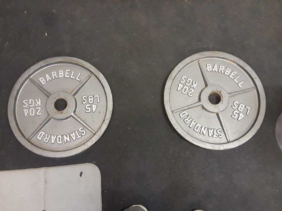 45 lb olympic plates