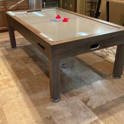 Dynamo Astoria Air Hockey Table with Custom Brixton Finish (86” long x 48” wide x 31” high)