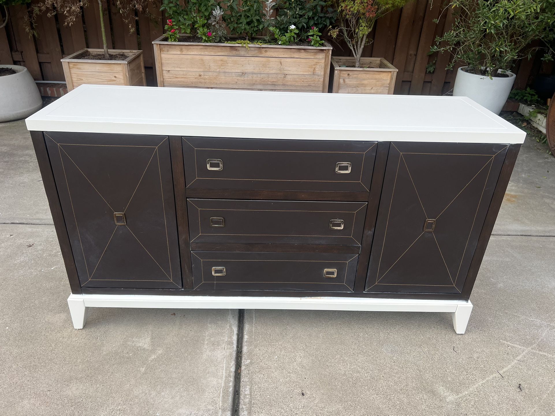 American Signature Dresser/Credenza REFINISHED $349 Please read description!