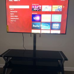 “55” TLC Roku Tv With Stand 