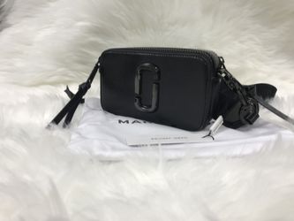 Marc Jacobs Colorblock Snapshot Crossbody bag   Black