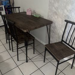 5-pieces Dining Table 