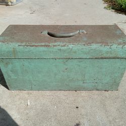 Metal Tool Box With Tray