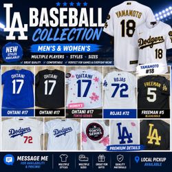 ⚾ LA Baseball Jerseys & Shirts Available!