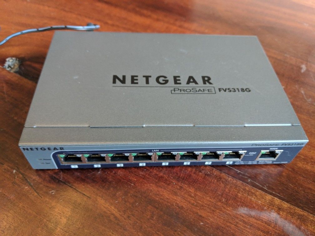 Netgear ProSafe FVS318G VPN Firewall Router for Sale in Monroe, WA