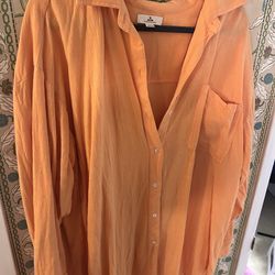 Xl womans Orange Rip curl long sleeve