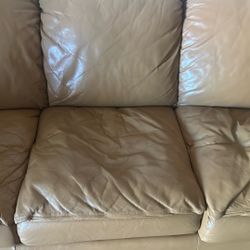 Couch Set Orange Tan Unique Nice And Sturdy 