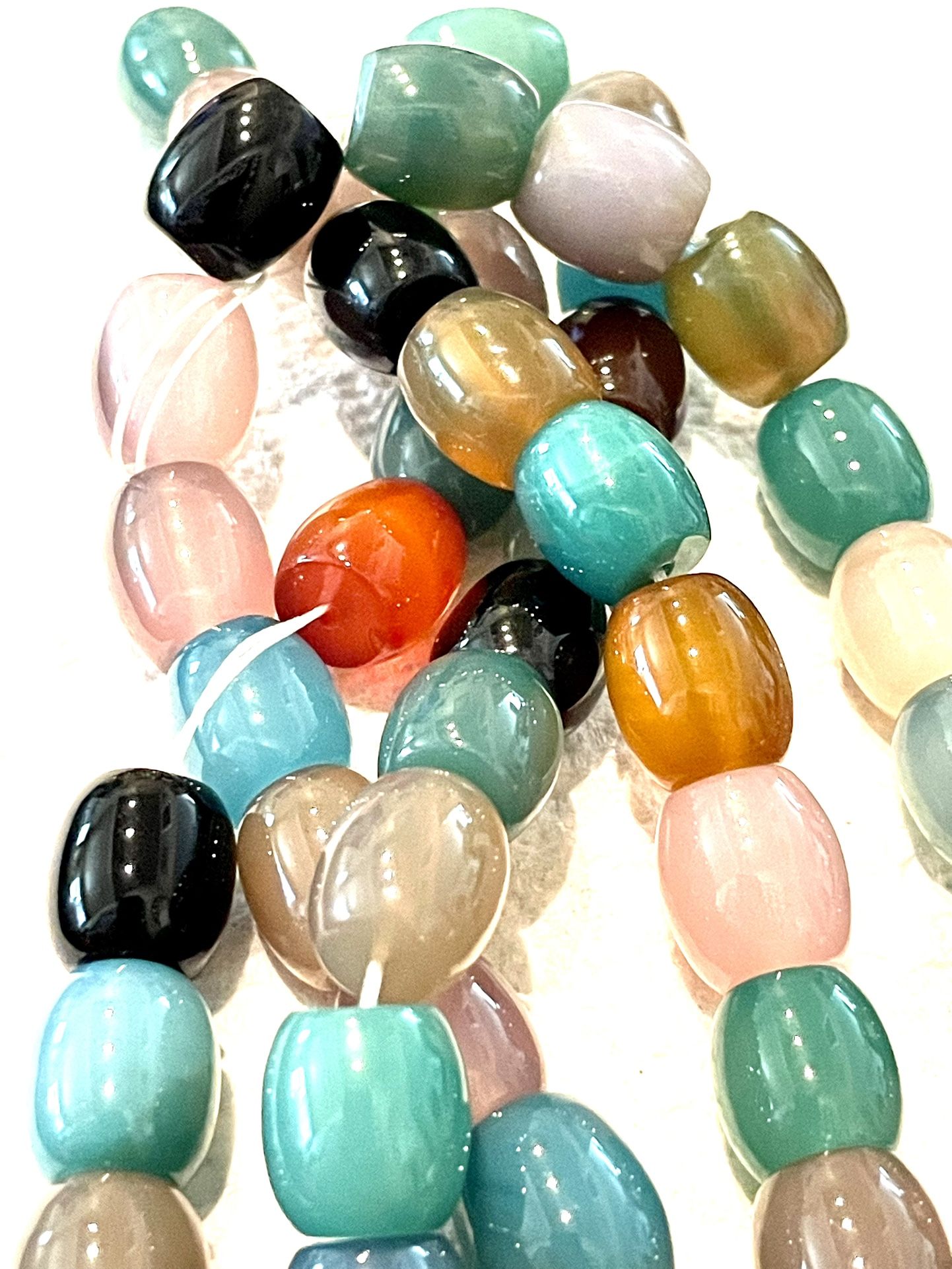 66 10mm Gemstone Beads
